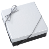 View Image 8 of 9 of Chocolate Heart Box with Confection - Silver Box