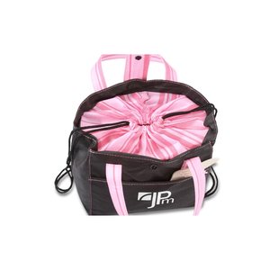 Additional Image 2 - a black and pink backpack