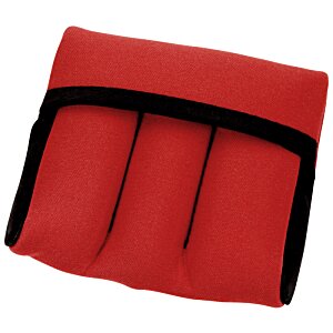 Additional Image 1 - a red pillow with black trim