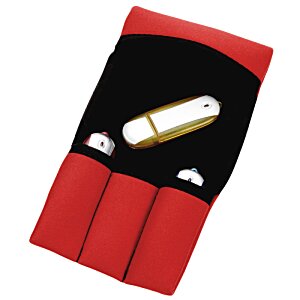 Additional Image 2 - a red and black object with a black and white object on it