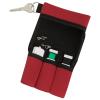 View Image 2 of 3 of USB Pouch - Triple with Key Ring