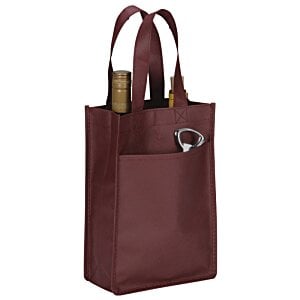 Additional Image 1 - a bag with a bottle of wine