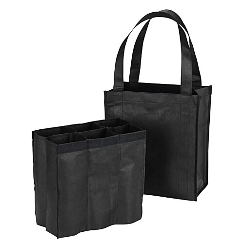 Additional Image 5 - a black bag with handles