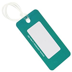 Additional Image 1 - a green tag with a white label