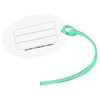 View Image 3 of 3 of Oval POLYspectrum Bag Tag - Translucent