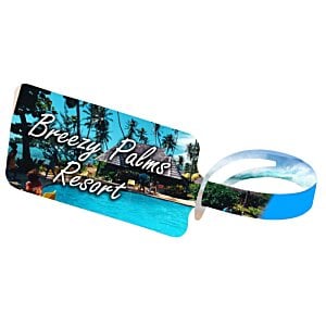 Additional Image 2 - a blue and white tag