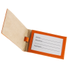 View Image 3 of 3 of Colorplay Double Leather Luggage Tag