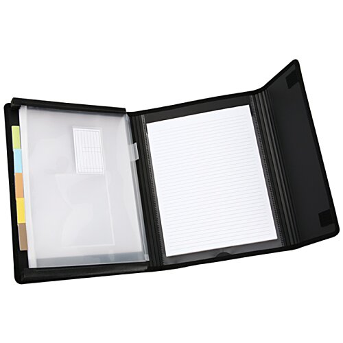 Additional Image 1 - a black folder with white paper inside