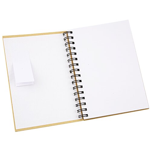 Additional Image 2 - a spiral bound notebook with a white cover