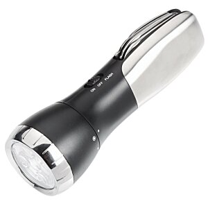 Additional Image 1 - a black and silver flashlight