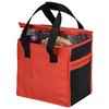 View Image 4 of 5 of Square Non-Woven Lunch Bag - Two-Tone