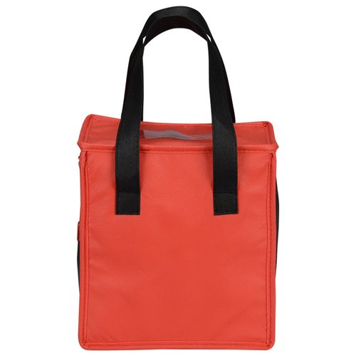 Additional Image 2 - a red bag with black handles