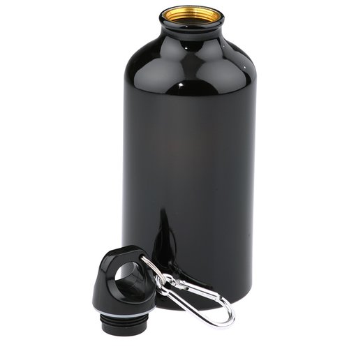 Additional Image 1 - a black bottle with a pair of earbuds