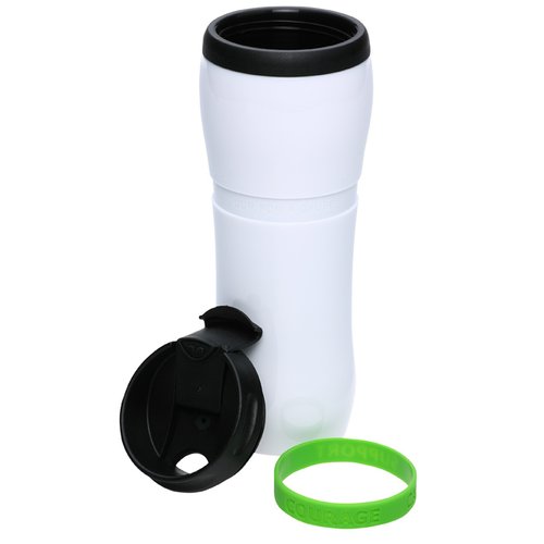 Additional Image 1 - a white and black coffee mug
