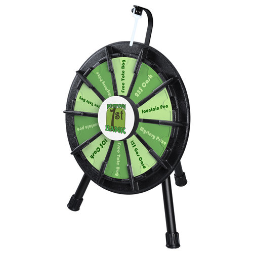 Additional Image 1 - a green and black wheel with a white center