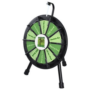 Additional Image 1 - a green and black wheel with a white center