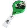 View Image 4 of 6 of Retractable Badge Holder - Round - Chrome Finish