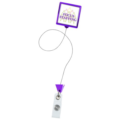 Additional Image 2 - a purple and white square object with a cord