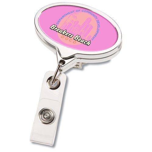 Additional Image 5 - a pink round object with a logo