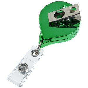 Additional Image 2 - a green tape measure with a white tag