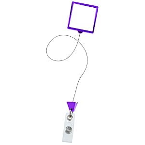 Additional Image 4 - a purple square object with a cord