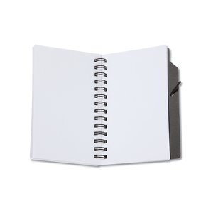 Additional Image 1 - a white notebook with a black pen