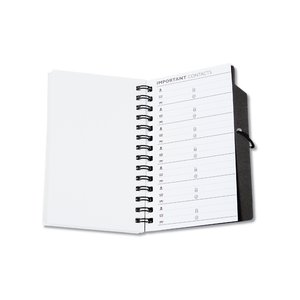 Additional Image 3 - a white notebook with a black handle