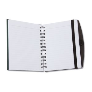 Additional Image 1 - a white notebook with black handles