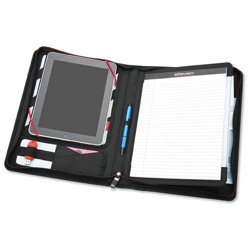 Additional Image 1 - a black rectangular object with a white cover
