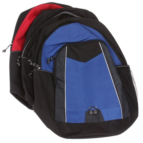 Additional Image 2 - a blue and black backpack