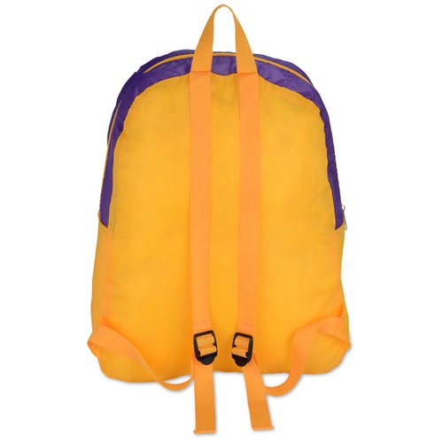Additional Image 2 - a yellow backpack with straps
