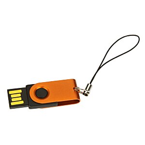 Additional Image 4 - an orange usb flash drive