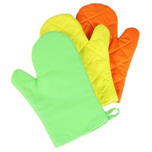 Additional Image 1 - a group of colorful oven mitts