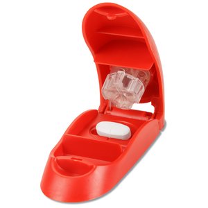 Additional Image 1 - a red case with a white circle inside