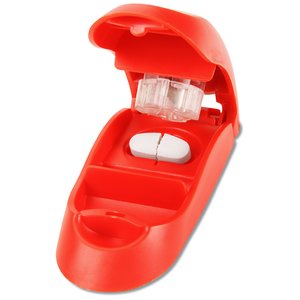 Additional Image 2 - a red plastic case with a white object