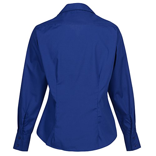 Additional Image 1 - a blue shirt with a long sleeve