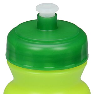 Additional Image 2 - a green and yellow plastic water bottle