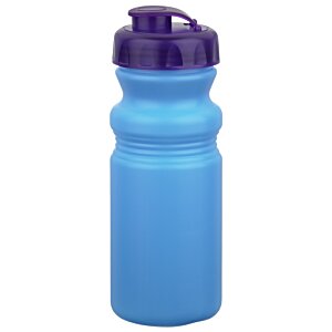 Additional Image 4 - a blue plastic water bottle