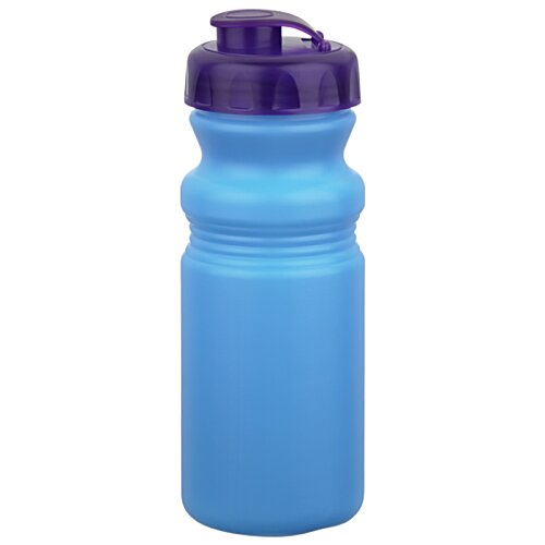 Additional Image 4 - a blue plastic water bottle