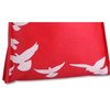 Additional Thumbnail Image 1 - a red and white bag with birds on it