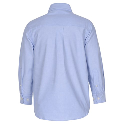 Additional Image 1 - a back of a blue shirt