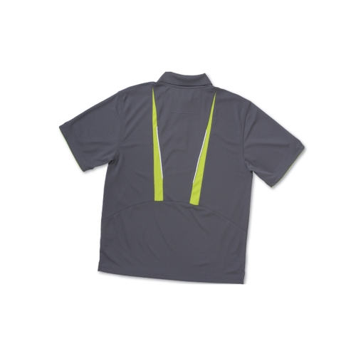 Additional Image 1 - a grey shirt with yellow stripes