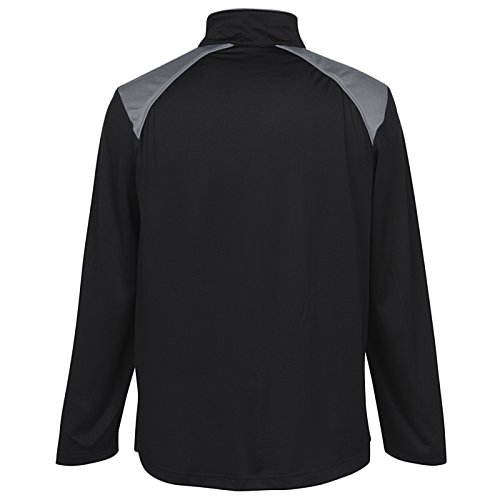 Additional Image 1 - a black jacket with grey stripes
