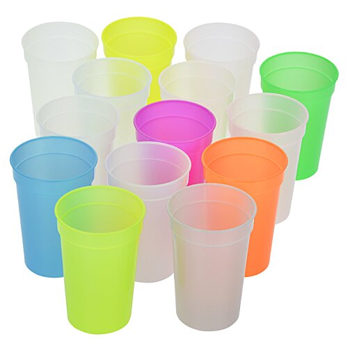 Additional Image 1 - a stack of colorful cups