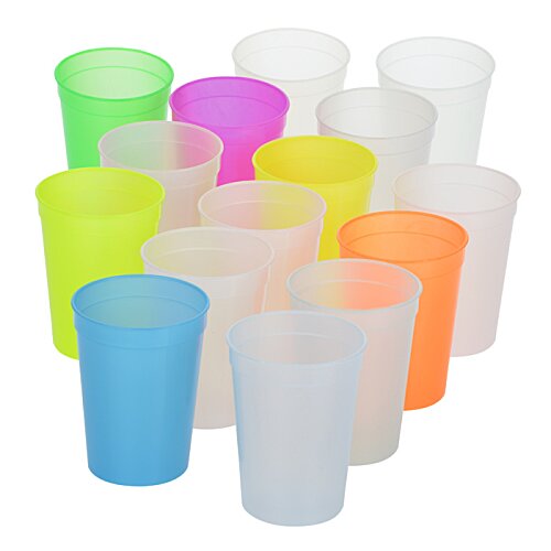 Additional Image 1 - a plastic cup with green liquid in it