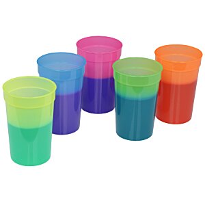 Additional Image 2 - a group of colorful plastic cups