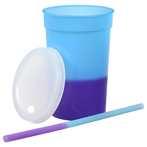 Additional Image 2 - a group of colorful straws