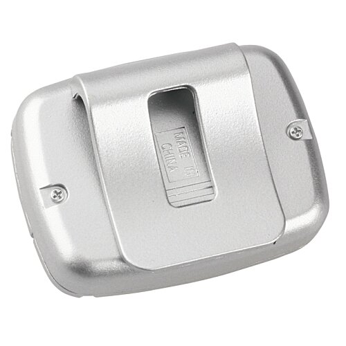 Additional Image 1 - a silver rectangular object with a hole