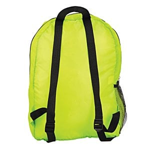 Additional Image 2 - a yellow backpack with black straps