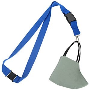 Additional Image 8 - a blue and black bell on a blue strap